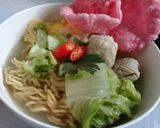 Foto langkah ke 6 dari resep Mie kering berkuah.