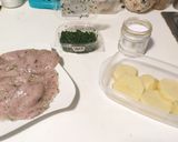 Foto del paso 1 de la receta: Filete aliñado con patatas al microondas