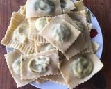 A picture of step 7 of Spinach ricotta ravioli (ravioli plnené špenátom a ricottou).