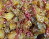 Foto langkah ke 3 dari resep Sambal / sambel goreng kentang daging khas dalam (thenderloin).
