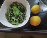 A picture of step 3 of Mint lemonade Beverage.