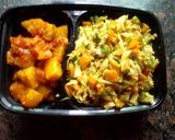 A picture of step 6 of Veggies stir fry and sweet potato.