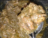 கீரீன் சிக்கன் மசாலா/ஹரியாலி சிக்கன் கிரேவி(hariyali chicken gravy recipe in tamil) ரெசிபி ஸ்டேப் 3 புகைப்படம்