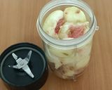 عکس مرحله 2 از دستور چلو مرغ و هلو