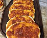 Foto del paso 7 de la receta: Pizzas individuales con harina pureza (p/frizar)