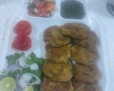 A picture of step 4 of Chicken shami kababs.