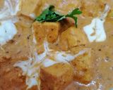 A picture of step 6 of Shahi paneer.