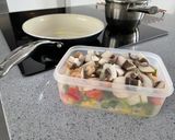 A picture of step 1 of Shakshuka.