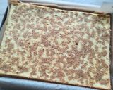 Kajmakowy sernik z bananami w biszkopcie krok przepisu 5 zdjęcie