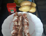 Foto del paso 1 de la receta: Patatas al horno picantes con pinchos de cerdo ibérico