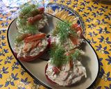 Une image de l'étape 11 de Tomates farcies au crabe, mayonnaise et aneth.