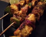 A picture of step 8 of Paneer tikka.