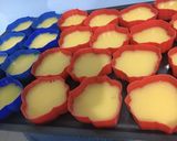 Foto langkah ke 2 dari resep Puding Mawar Jeruk Lapis Coklat.
