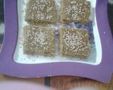 A picture of step 4 of Til ki chikki.