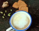 A picture of step 3 of Masala Malai Chai.