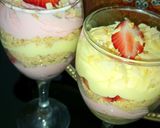 صورة لخطوة 4 من وصفة تحلية الطبقات بذوق الفراولة والموز 🍓🍌🍧