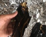 A picture of step 1 of Baingan ka bharta (brinjal eggplant) also called.