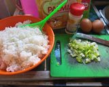 Foto langkah ke 1 dari resep Nasi goreng Mentega Telur.