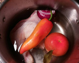 Foto del paso 2 de la receta: Sopa de pollo y trigo molido