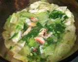 Hình bước làm 4 của món Canh bắp cải thịt ghẹ