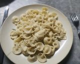 Foto del paso 4 de la receta: Fideos con salsa blanca (crema cocinada)