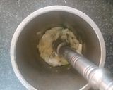 A picture of step 3 of Amaranth curry.