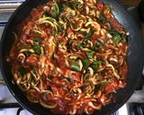 A picture of step 3 of Courgetti with meatballs.