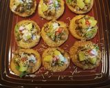 A picture of step 3 of Papri chat.