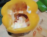 A picture of step 8 of Cheese Maggi stuffed cheese bell pepper.