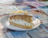 Tej-, tojás-, cukor- és gluténmentesen Piña Colada torta recept fázis 6 fotója
