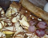 صورة لخطوة 3 من وصفة كريب الشوكولاتة و الفواكه 🧇🥞🍊🍎🍐🍇