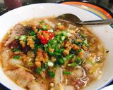Hình bước làm 2 của món Mắm cá lóc chưng thịt ba rọi