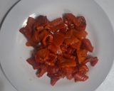 عکس مرحله 1 از دستور مزه کدو و فلفل ترکی 😋