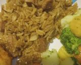 A picture of step 2 of Leftover Rice with Spam 2023.