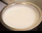 A picture of step 1 of Mava burfi (milk cake).