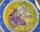 A picture of step 3 of Egg Pizza.