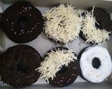 Foto langkah ke 10 dari resep Brownat (brownies donat) Kukus, eggless.