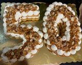 Vaníliás almás torta karamell szósszal és pirított mandulával recept fázis 3 fotója