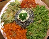 Foto del paso 3 de la receta Ensalada de lentejas caviar con mayonesa de lima