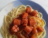 Foto langkah ke 4 dari resep spageti la fonte sosis.