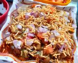 छौला टिक्की चाट(cholla tikki chat recipe in Hindi) रेसिपी चरण 5 फोटो