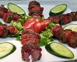 A picture of step 6 of Beef Shashlik🍢.
