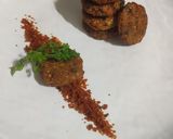 A picture of step 4 of Cabbage vada with Banana flour.