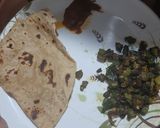 A picture of step 2 of Crispy bhindi fry with paratha.