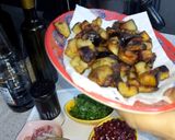 صورة لخطوة 1 من وصفة سلطة الباذنجان