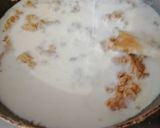A picture of step 5 of Walnut halwa.
