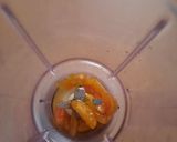 A picture of step 2 of Peach Punch.