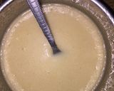 A picture of step 2 of Semovita cake.