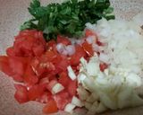 รูปขั้นตอนการทำที่ 1 ของ Tomato Salsa Avocado sauce ซัลซ่ามะเขือเทศ อโวคาโด้ซอส (คลีน)