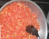A picture of step 2 of GAJJER KA HALWA#winter treat.
